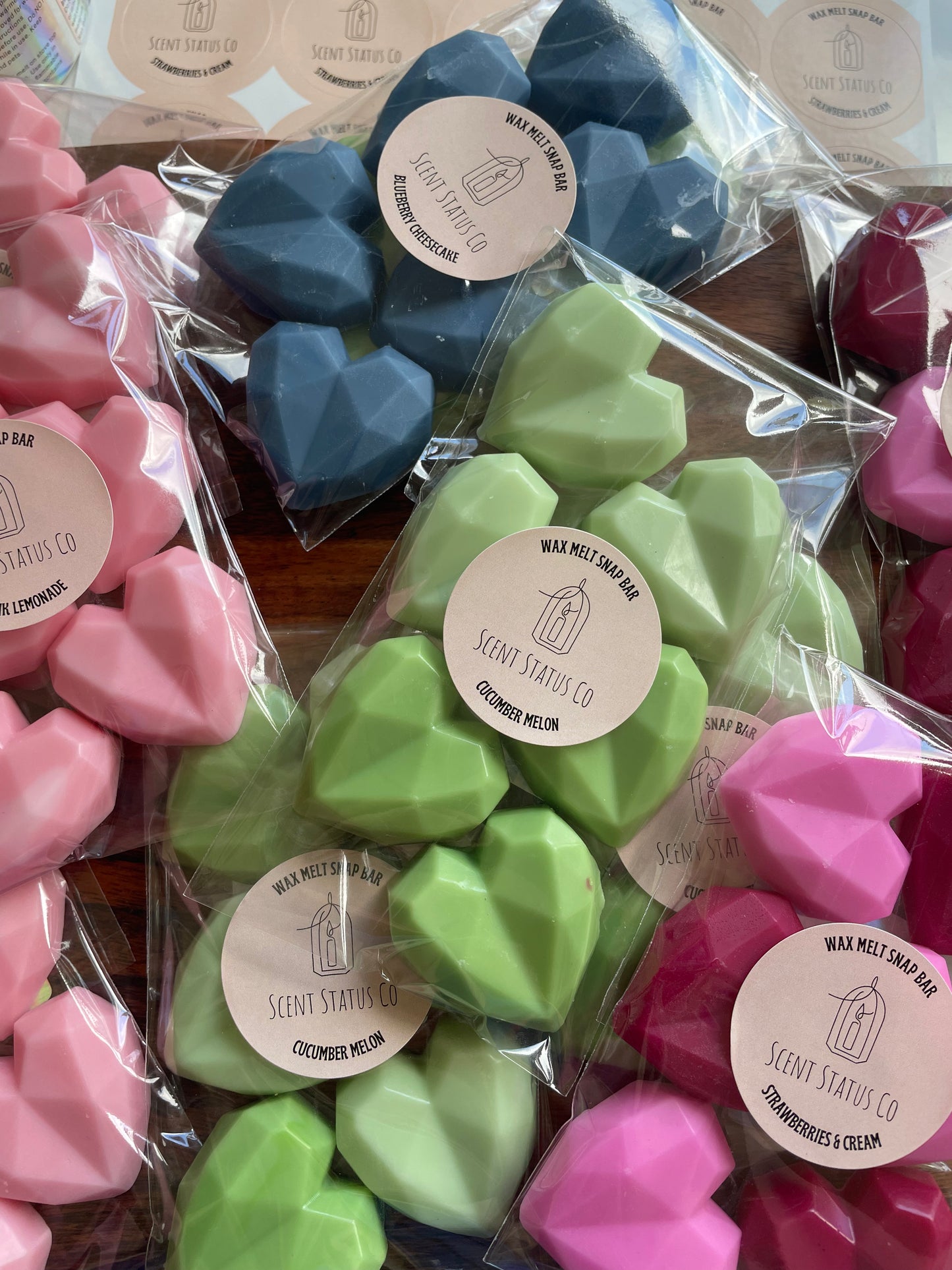 Wax Melt Hearts