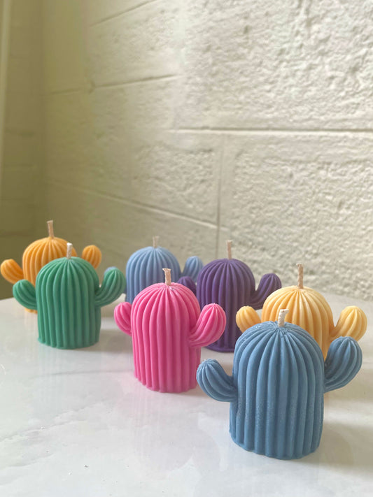 Cactus Pillar Candle