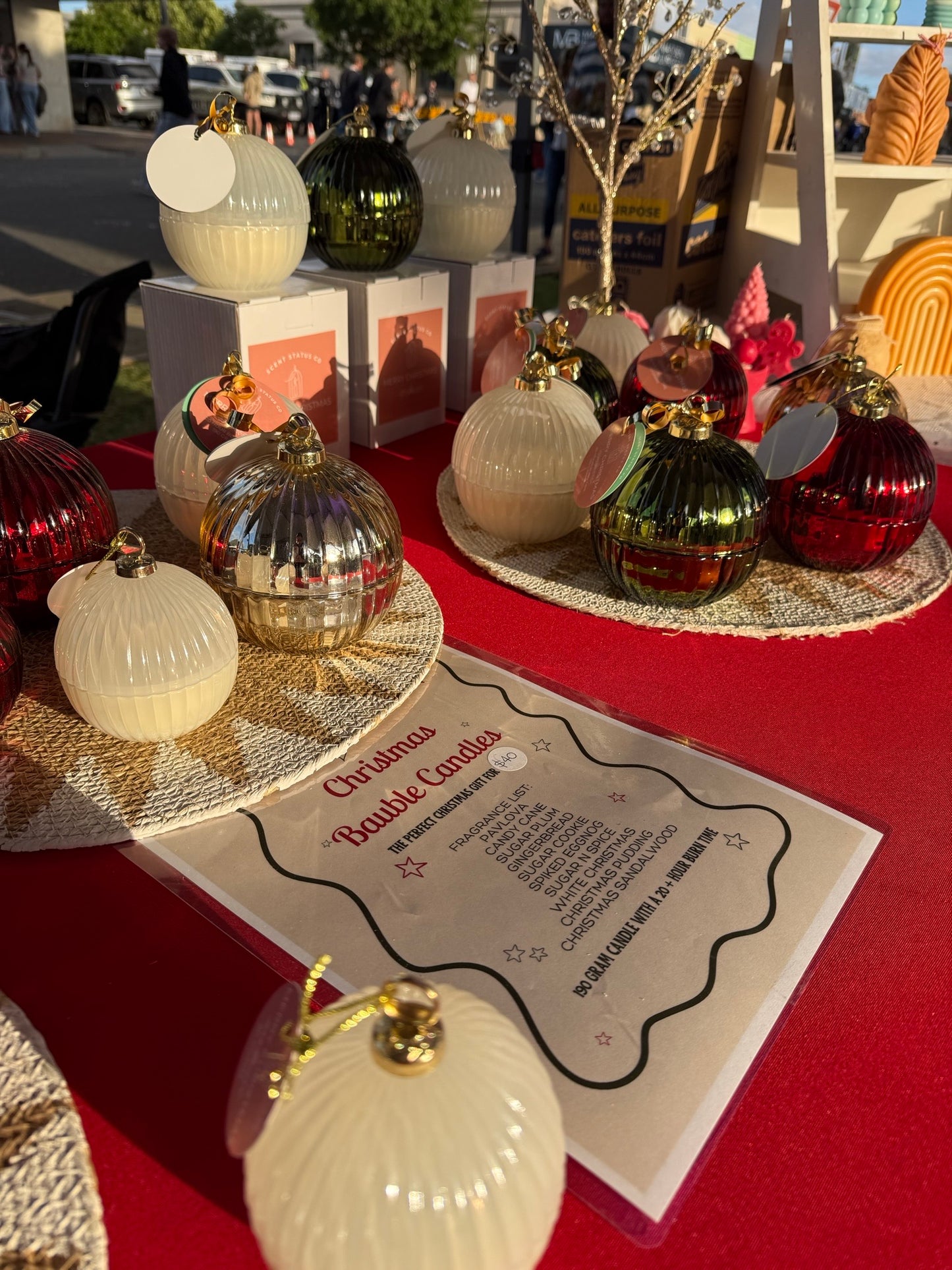 Bauble Candles