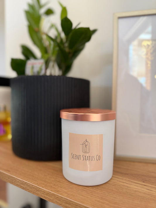 Matte White/Rose Gold