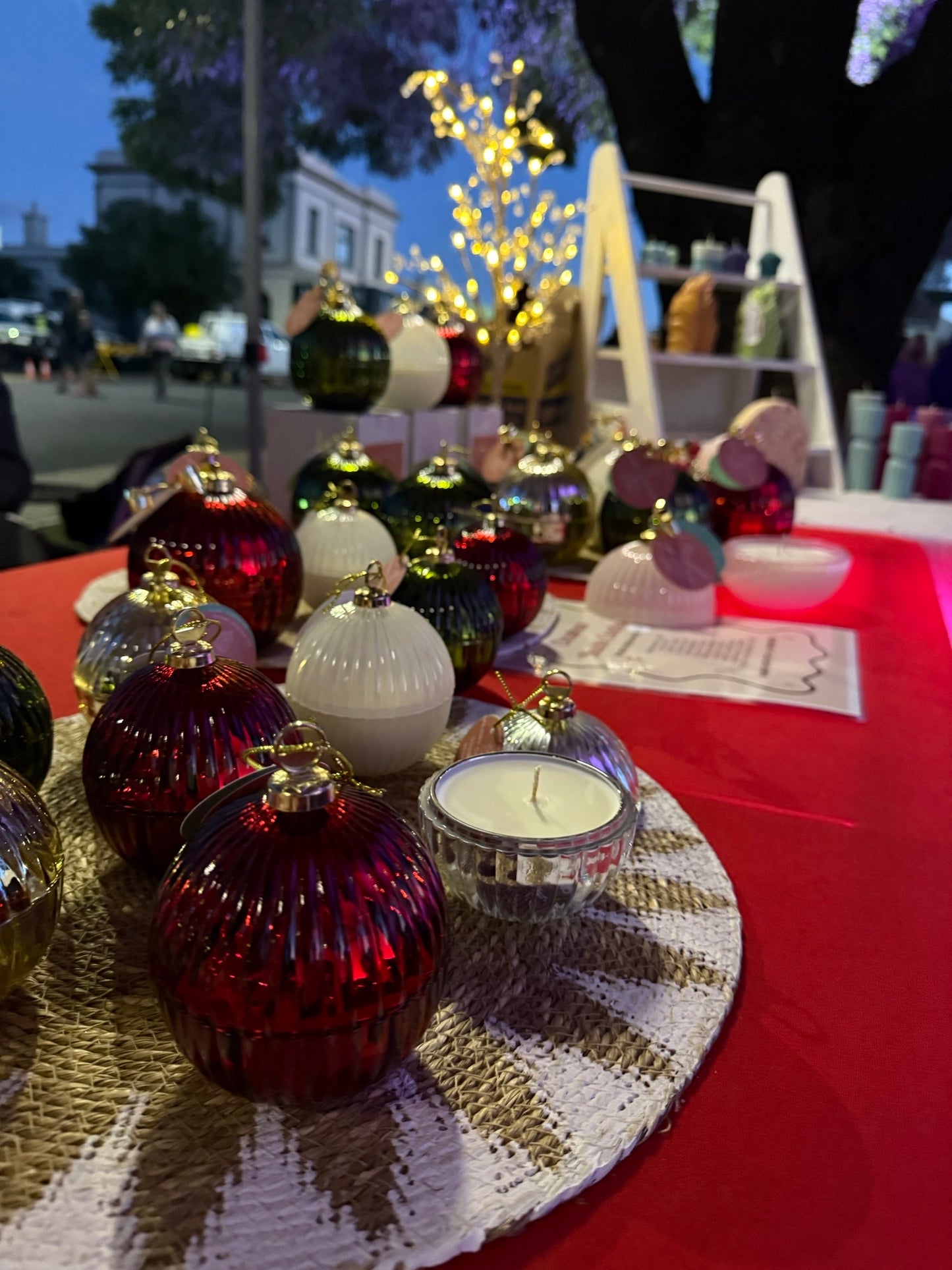 Mini Bauble Candles